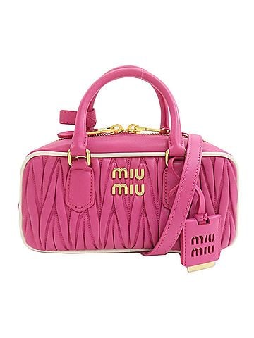 Miu Miu Miu Miu Miu Arcadi Matelassé 2-Way Handbag, Calfskin, Women's MIUMIU (view 1)