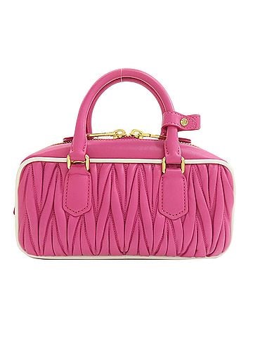 Miu Miu Miu Miu Miu Arcadi Matelassé 2-Way Handbag, Calfskin, Women's MIUMIU (view 2)