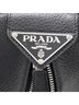 Prada 100% Leather Black Prada 2VZ099 Triangle Backpack/Daypack Leather Women's PRADA One size - photo 7