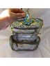 Vera Bradley Floral Yellow Green Makeup Bag One size - photo 4