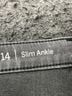 Talbots Solid Gray Talbots Jeans Size 14 - photo 4