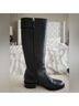 Bally 100% Calf Leather Black Boots Size EU 36 1/2 - photo 7