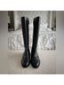 Bally 100% Calf Leather Black Boots Size EU 36 1/2 - photo 3