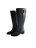 Bally 100% Calf Leather Black Boots Size EU 36 1/2 - photo 1