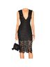 Nicholas 100% Polyester Black Cocktail Dress Size 4 - photo 1