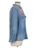 Billy T Floral Graphic Blue Button-Down Shirt Size L - photo 3