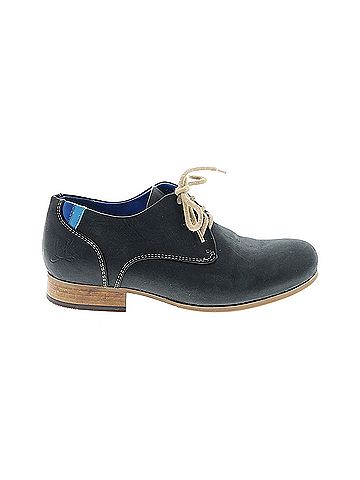 John Fluevog Classic Radio CBC Derby John Fluevog Flats (view 1)