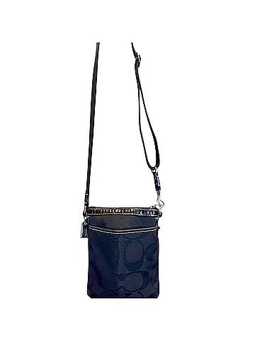 Coach Coach Signature Multi-Texture Crossbody Swingpack Leather Crossbody Bag (view 2)