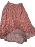 SO Floral Red Casual Skirt Size XS - photo 1