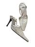 Stuart Weitzman Silver Heels Size 8 1/2 - photo 1