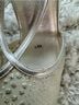 Stuart Weitzman Silver Heels Size 8 1/2 - photo 9