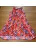 Michael Stars 100% Polyester Floral Red Cocktail Dress Size XS - photo 3