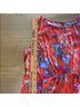 Michael Stars 100% Polyester Floral Red Cocktail Dress Size XS - photo 8