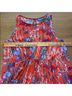 Michael Stars 100% Polyester Floral Red Cocktail Dress Size XS - photo 7