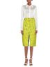 MSGM 100% Cotton Yellow Denim Skirt Size S - photo 1