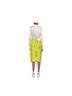 MSGM 100% Cotton Yellow Denim Skirt Size S - photo 2