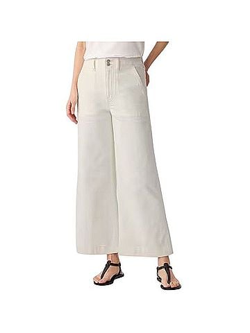 Gap High Rise Wide-Leg Crop Jeans Jeans (view 2)