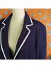 Lane Bryant Solid Blue White Blazer Size 14 - photo 10