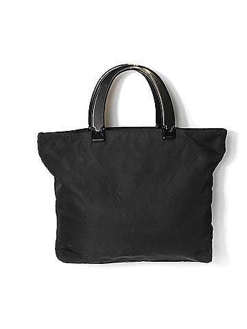 Prada PRADA Prada handbag, plastic handle, nylon, black, women's. (view 2)