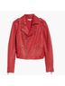Rebecca Minkoff 100% Leather Red Leather Jacket Size M - photo 12