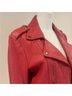 Rebecca Minkoff 100% Leather Red Leather Jacket Size M - photo 6