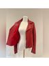 Rebecca Minkoff 100% Leather Red Leather Jacket Size M - photo 5