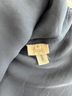 L'Agence 100% Silk Gray Blue Button-Down Shirt Size 8 - photo 4
