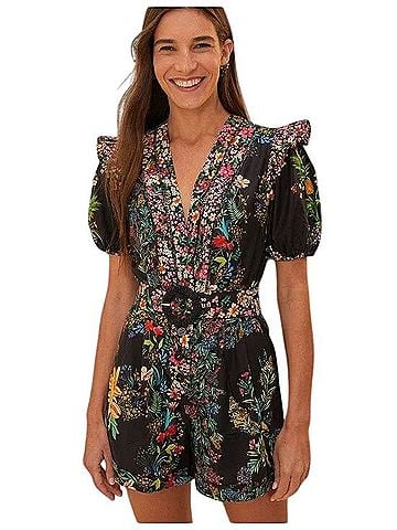 FARM Rio Delicate Forest Romper (view 1)