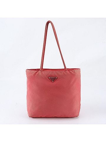 Prada Prada Tessuto Nylon Triangle Logo Tote Bag, Handbag, Shoulder Brand Name, Women's (view 1)