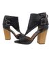 Laurence Dacade 100% Calf Leather Black Silver Sandals Size 8 1/2 - photo 1