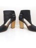 Laurence Dacade 100% Calf Leather Black Silver Sandals Size 8 1/2 - photo 8