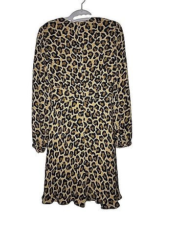 Tory Burch Leopard Silk Dress Cocktail Dress (view 2)