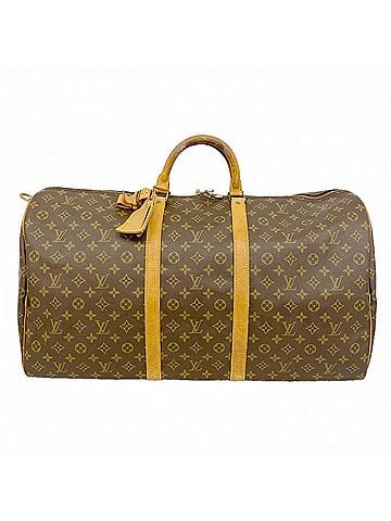 Louis Vuitton Louis Vuitton Bags - Boston Monogram Keepall Bandoulière 60 M41412 Brown Men's &amp; Women's (view 1)