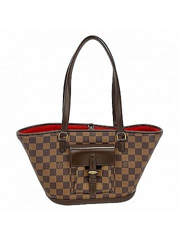 Louis Vuitton Louis Vuitton Damier Manosque PM Handbag N51121 Ebene Women's (view 1)