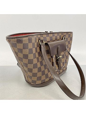 Louis Vuitton Louis Vuitton Damier Manosque PM Handbag N51121 Ebene Women's (view 2)