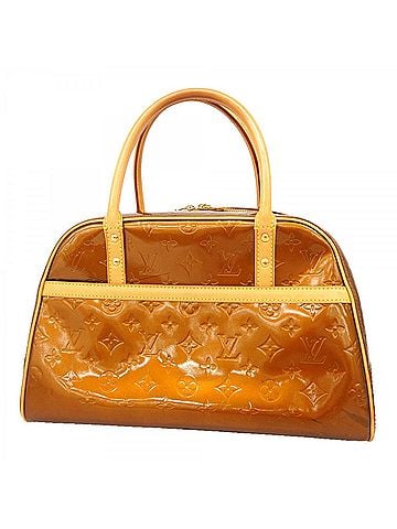 Louis Vuitton Louis Vuitton Vernis Tompkins Square Handbag M91103 Bronze Women's (view 1)