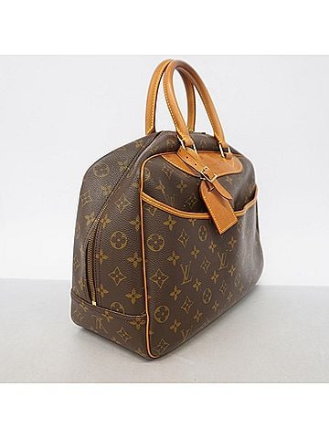 Louis Vuitton Louis Vuitton Monogram Deauville Handbag M47270 Brown Women's (view 2)