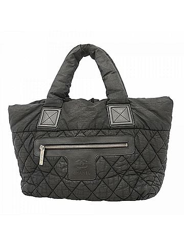 Chanel Chanel Coco Cocoon Nylon Tote Bag, Black, Women's (view 1)