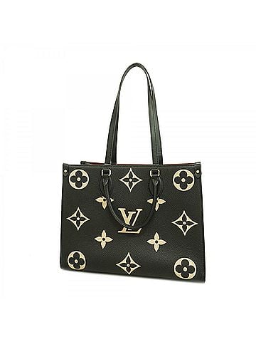 Louis Vuitton Louis Vuitton Monogram Empreinte OnTheGo MM Tote Bag M45495 Black Beige 2-way bag for women (view 1)
