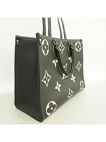 Louis Vuitton Louis Vuitton Monogram Empreinte OnTheGo MM Tote Bag M45495 Black Beige 2-way bag for women (view 2)