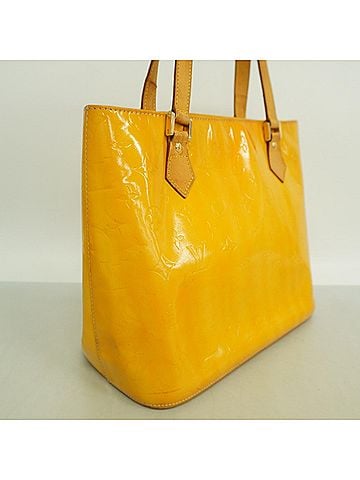 Louis Vuitton Louis Vuitton Vernis Houston Tote Bag M91055 Lime Yellow (Women's) (view 2)