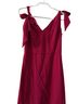 BCBGeneration 100% Polyester Solid Red Burgundy Cocktail Dress Size 10 - photo 1