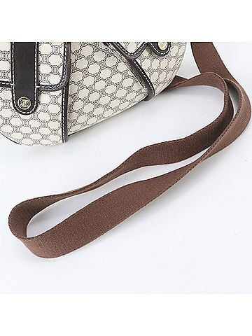 Céline Celine Macadam Leather Shoulder Bag Crossbody Brand Women's (view 2)