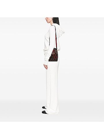 Fendi FF 1974 Embossed Leather Mon Tresor Bucket Bag (view 2)
