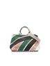 Prada 100% Canvas White Multicolor Printed Canvas Canapa Satchel One size - photo 1