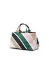 Prada 100% Canvas White Multicolor Printed Canvas Canapa Satchel One size - photo 3