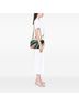 Prada 100% Canvas White Multicolor Printed Canvas Canapa Satchel One size - photo 2