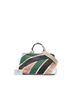 Prada 100% Canvas White Multicolor Printed Canvas Canapa Satchel One size - photo 7