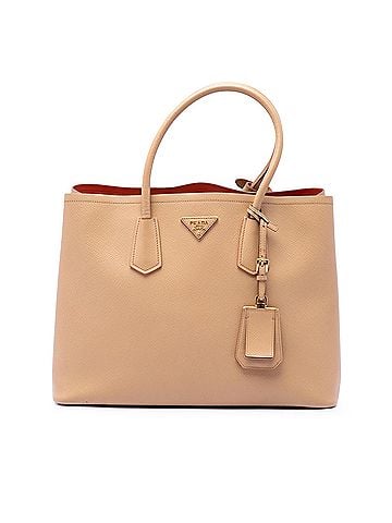Prada Medium Saffiano Cuir Double Satchel (view 1)