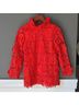 Tuckernuck 100% Polyester 97% Polyester 3% Spandex Solid Red 3/4 Sleeve T-Shirt Size XS - photo 6